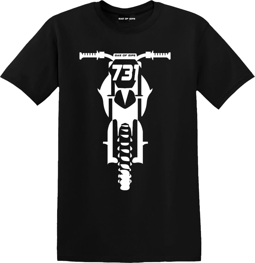 Gas of Gips T-shirt met eigen nummer!